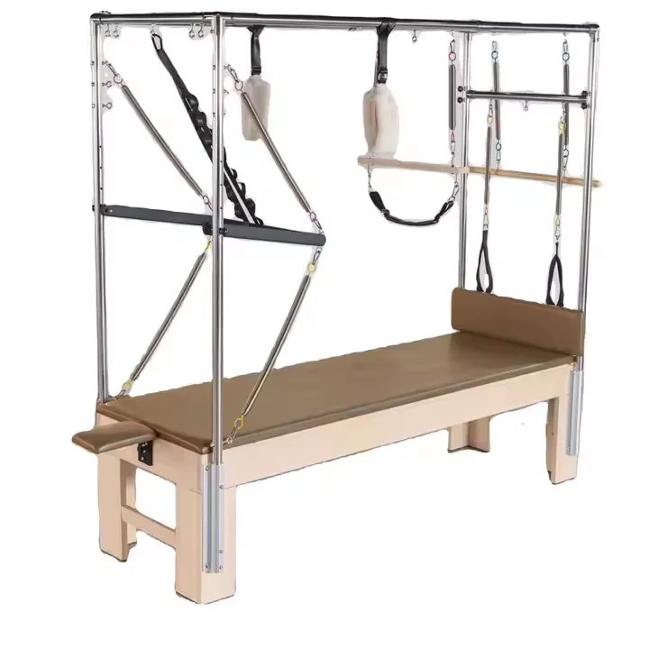 Aa8b8a6055b434b0c9da54f27c24f486d5 Multi-functional Maple Wood Pilates Reformer Machine - Image 1