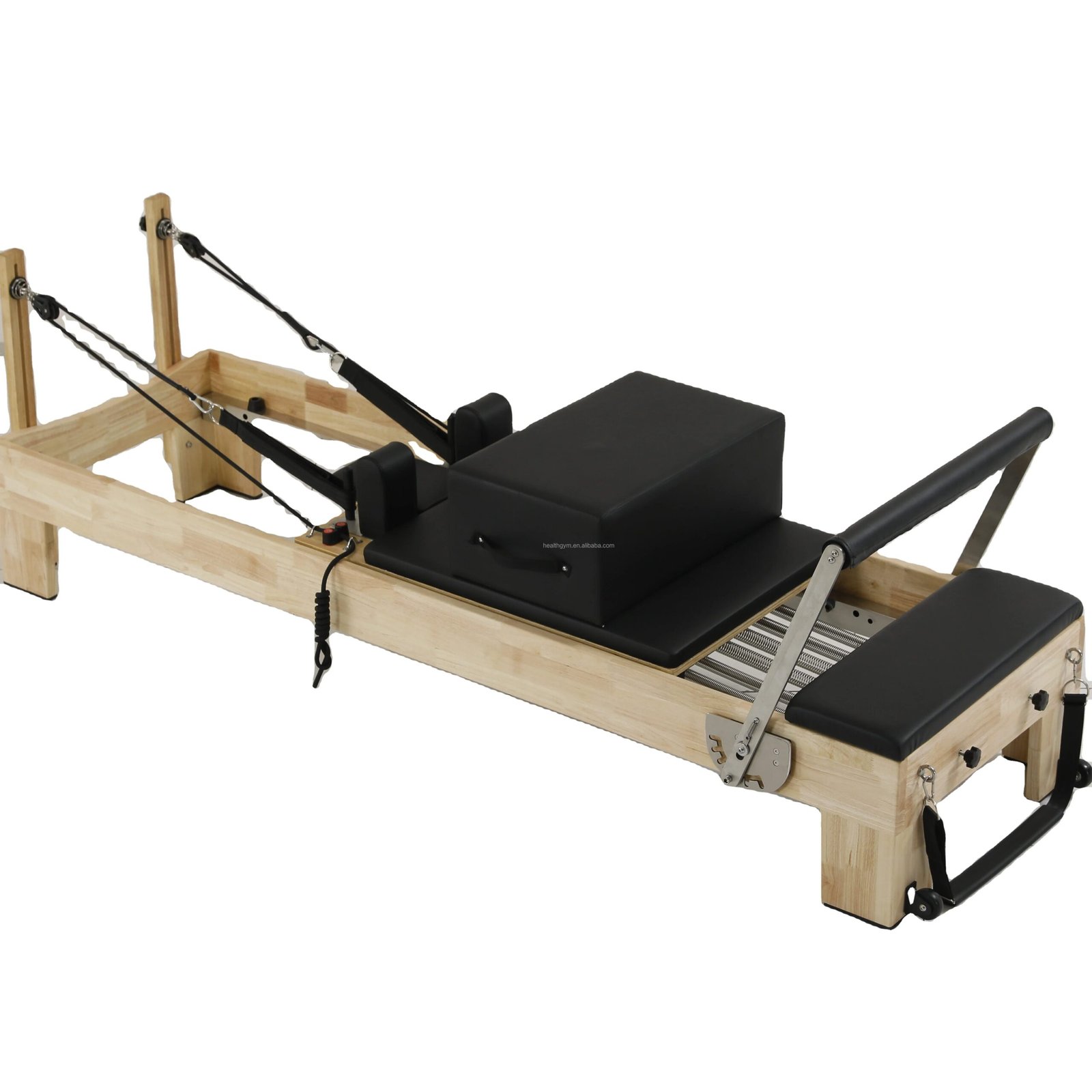 H098e79709ccd4dbc8019c1568adf3eb2e High Quality Portable Maple Pilates Reformer - Image 1