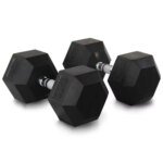 Commercial Gym Equipment Hex Rubber Dumbbell Set - Image 4