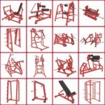 High Quality Commercial Red Seated Leg Extension Machine - Image 6