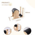 Maple Wood Pilates Ladder Barrel Home Gym Studio Durable - Image 6