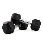 5kg Rubber Hexagonal Dumbbell Set Wholesale Cheap Lbs - Image 3
