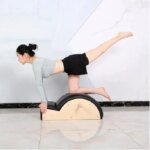 Wood Portable Adjustable Spine Corrector for Home Gym Yoga Pilates - Image 3