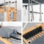 3 in 1 Oak Cadillac Reformer Pilates Machine - Image 5