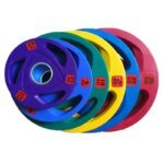 PU Eco-Friendly Colorful Barbell Plates Gym Training - Image 4