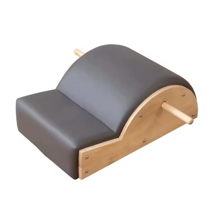 H6367f20ca8e24d07bf3f19f04cfa8ed77 Oak Wood Pilates Spine Corrector Equipment - Image 1