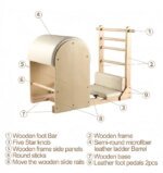 Durable Oak Wood Ladder Barrel Pilates Machine - Image 3