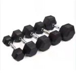 Commercial Gym Equipment Hex Rubber Dumbbell Set - Image 5