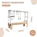 Classical Oak Pilates Cadillac Reformer High Quality - Image 5