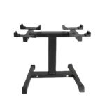 Adjustable Electroplated Dumbbell Set With Rack - Image 3