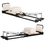 HF Adjustable Carbon Steel Pilates Reformer Foldable Lightweight - Image 5