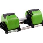 40KG 90LB Adjustable Electroplated Dumbbell Set With Rack