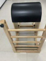 Adjustable Oak Maple Wooden Pilates Ladder Barrel - Image 5