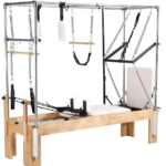 Home Use 3-in-1 Adjustable Yoga Pilates Cadillac Bed Solid Wood