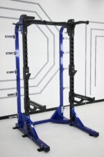 HD Adjustable Half Rack Steel Power Rack Home Gym Safety - Image 3