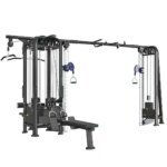 5-Station Steel Multi-Jungle Gym Fitness Trainer Machine