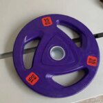 PU Eco-Friendly Colorful Barbell Plates Gym Training - Image 3