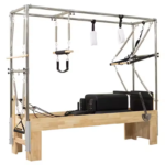 Custom Studio Pilates Reformer Oak Wood Cadillac Bed - Image 2