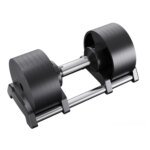Exercise Adjustable Steel Dumbbells Set With Stand - Image 4