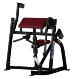 Commercial Adjustable Seated Biceps Curl Strength Trainer Steel Plate Loaded - Image 5