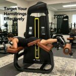 Prone Leg Curl Machine Commercial Hamstring Trainer Gym Strength