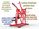 Lso-Lateral Low Row 1.6T Plate Loaded Gym Equipment - Image 4