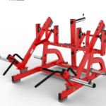 Commercial SS Squat Machine w/ Dip Attachment Adjustable Safety - Image 3