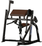 Commercial Adjustable Seated Biceps Curl Strength Trainer Steel Plate Loaded - Image 2