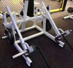 Commercial SS Squat Machine w/ Dip Attachment Adjustable Safety - Image 4