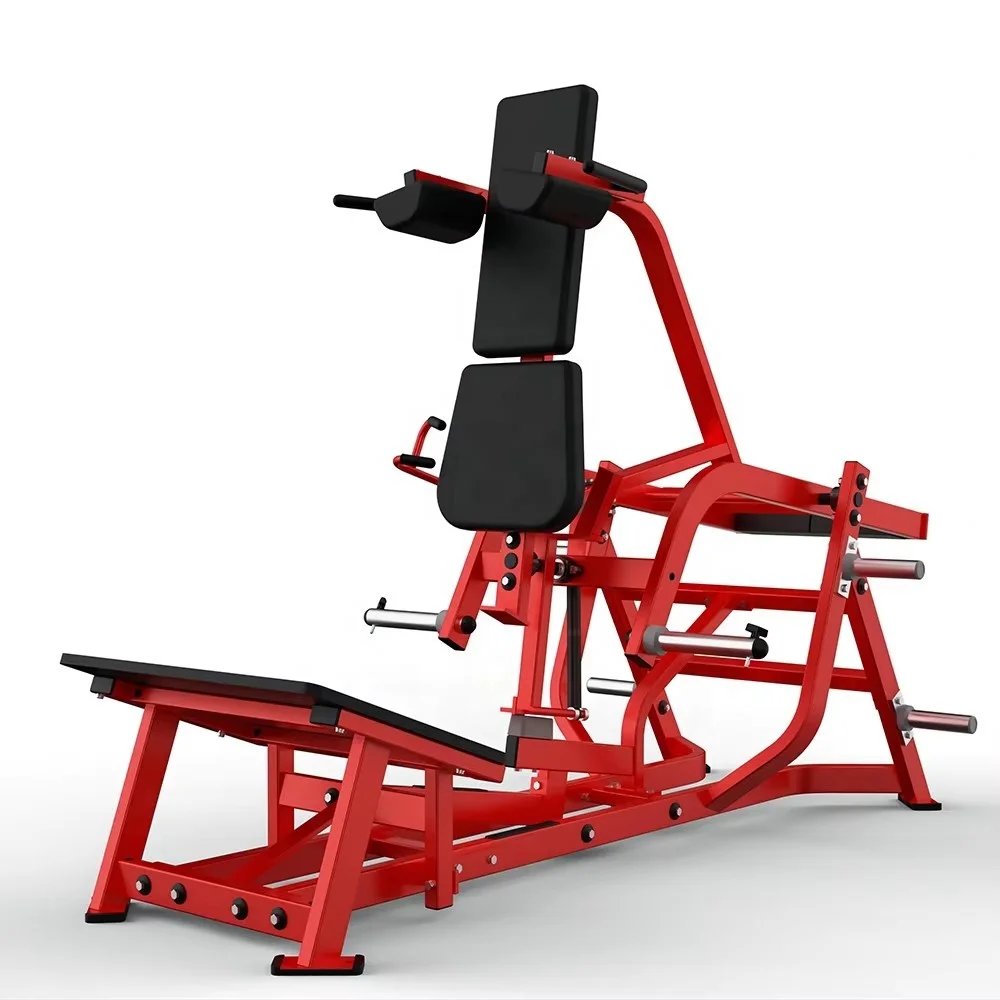 H8934e34ca3174647865d8375860e6624g V-squat Trainer:Stainless Steel Adjustable Gym Machine - Image 1