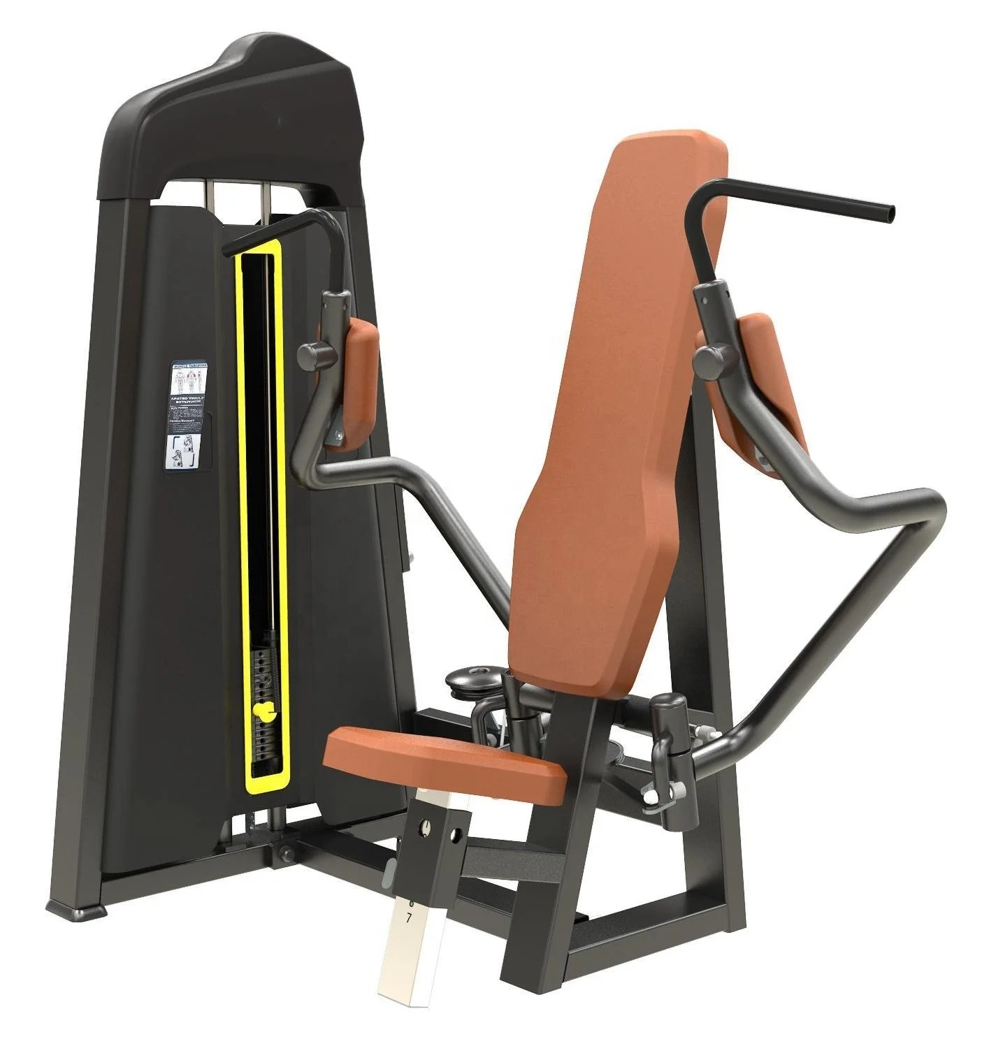 70kg Weight Stack Steel Butterfly Leg Strength Gym Machine