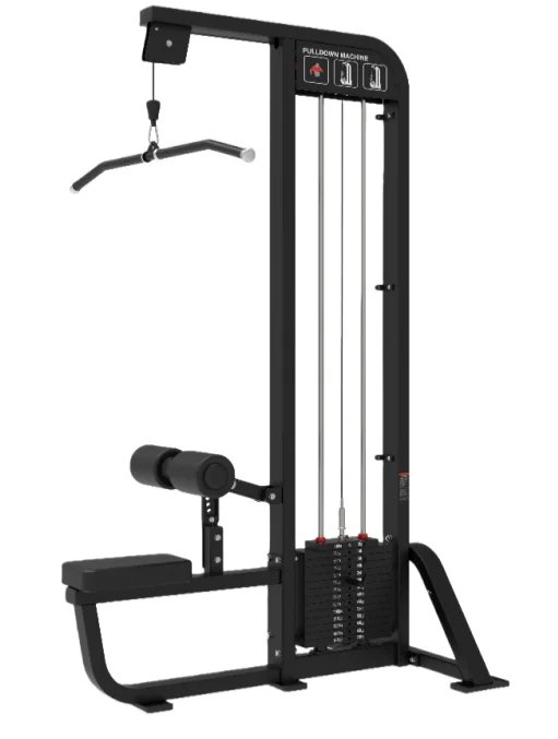 Adjustable Seated Lat Pulldown Machine Steel Pin Load Fitness