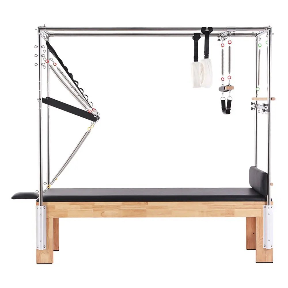 Pilates Cadillac Bed Premium Oak Wood for Studio Home Gym with Custom Logo