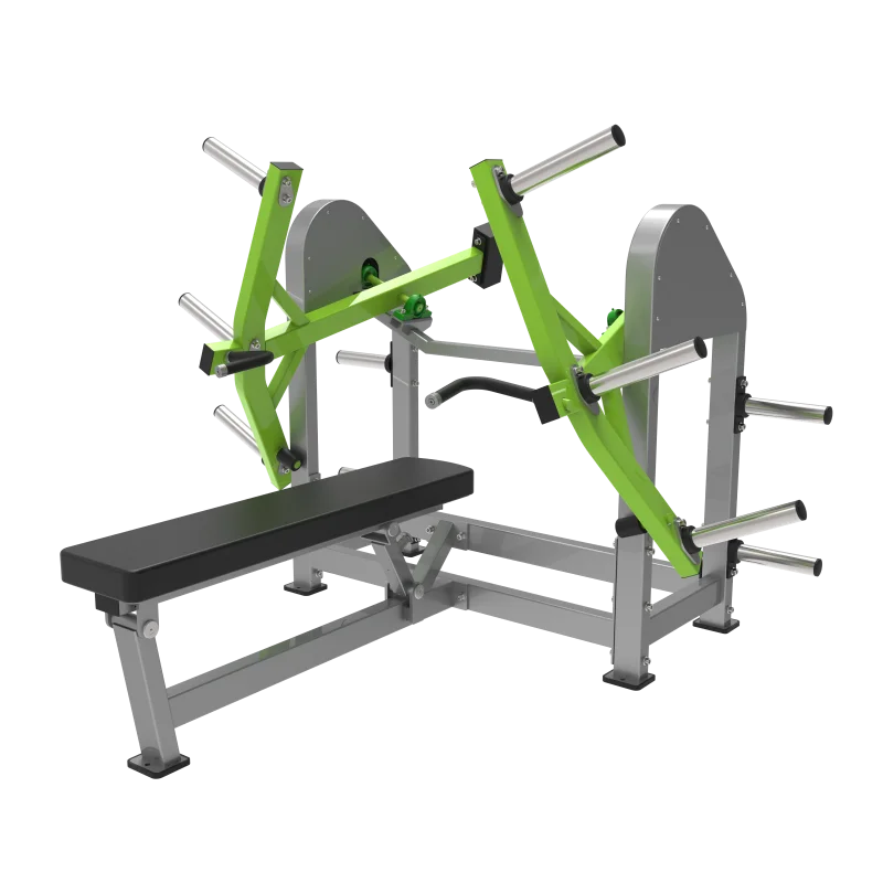 Plated Loaded Flat Chest Press Machine for Commercial Gym with Heavy-Duty Steel Frame