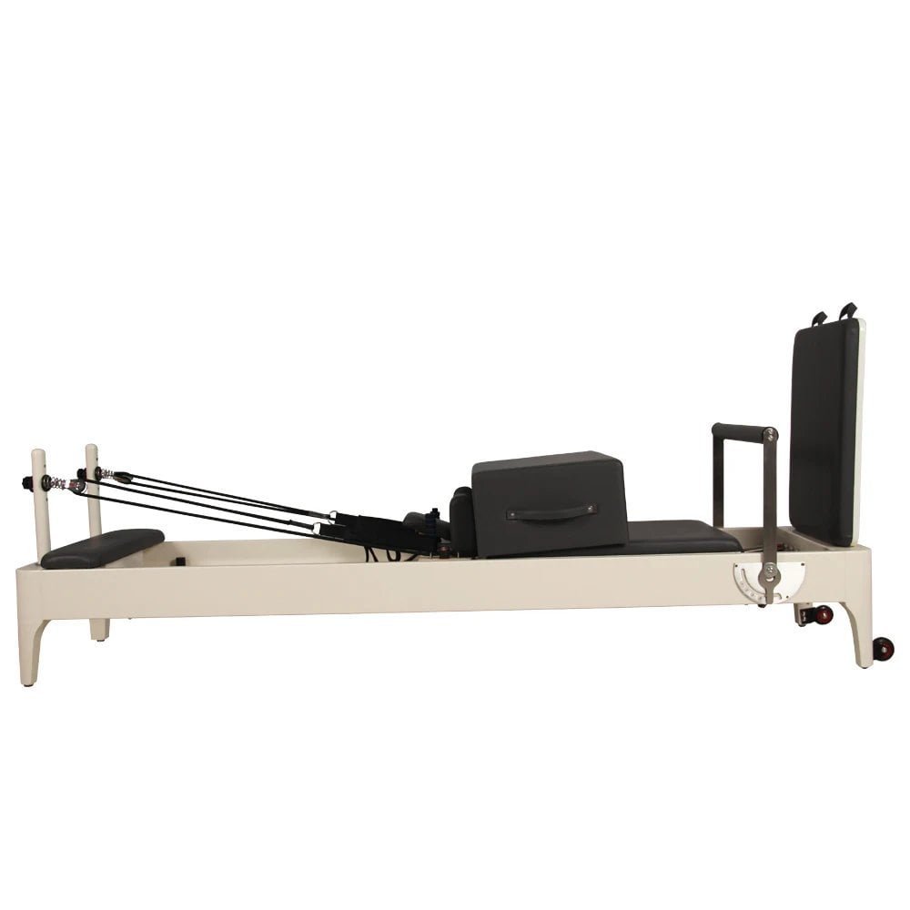 Aluminum Pilates Reformer Machine 120kg Weight Capacity for Studio & Home Use
