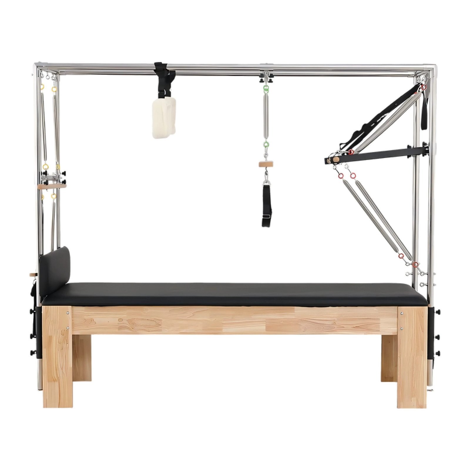 Pilates Cadillac Reformer with German Springs - Maple Wood Core Training Equipment for Studios