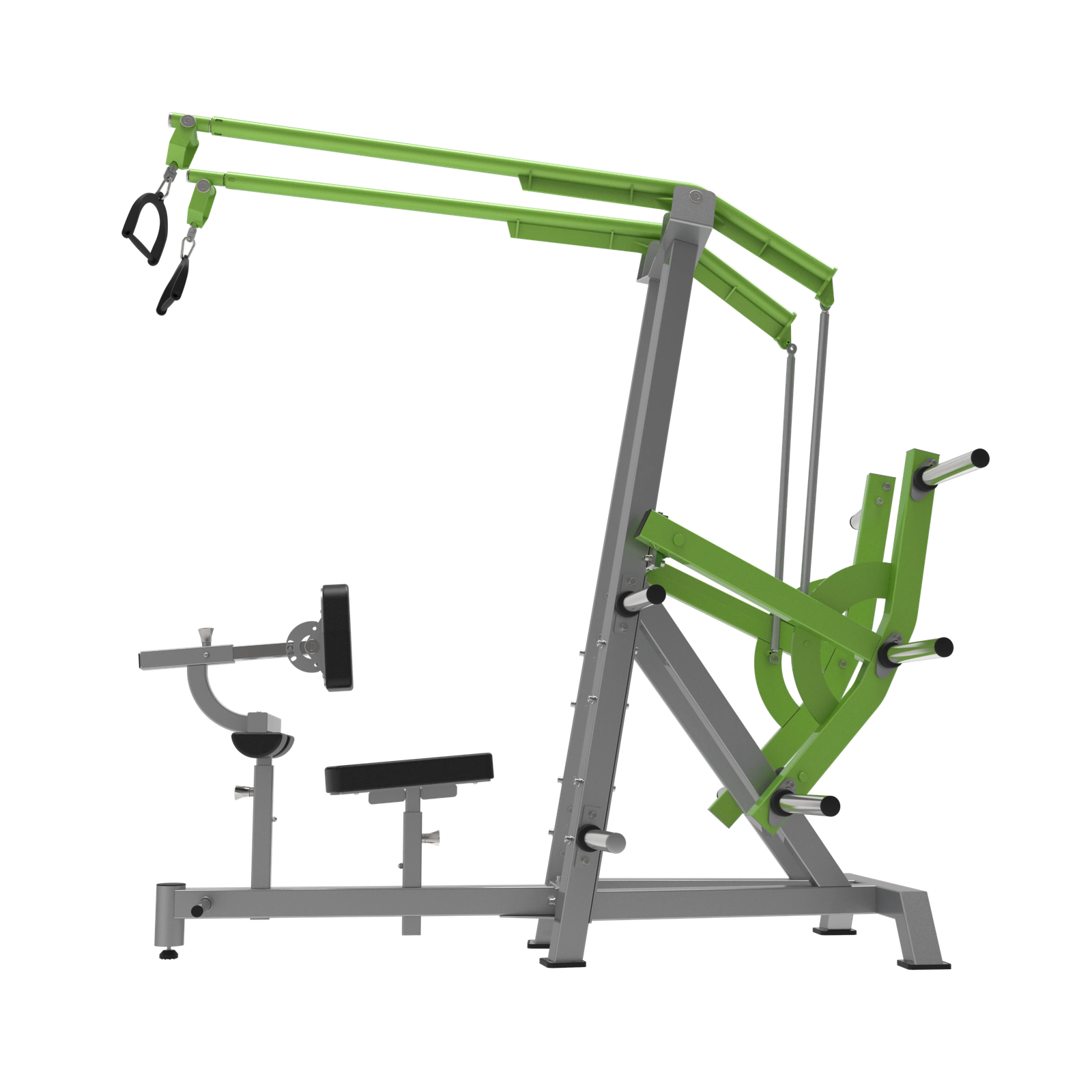 Plated Loaded ISO Pulldown Machine Commercial Gym Strength Training Equipment with 200kg Capacity
