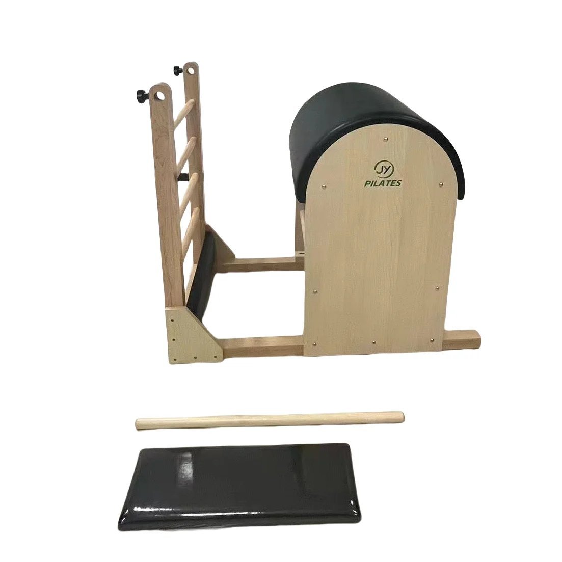 Pilates Ladder Barrel Adjustable Oak Maple Wood with German Springs for Core Strength