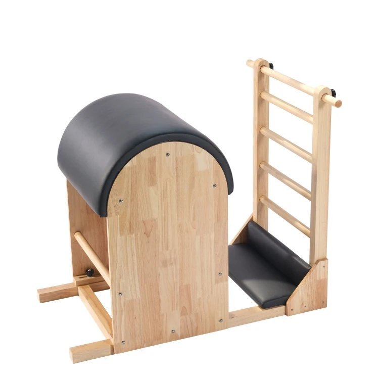Professional Wood Pilates Ladder Barrel with Adjustable Knobs for Gym Home Use