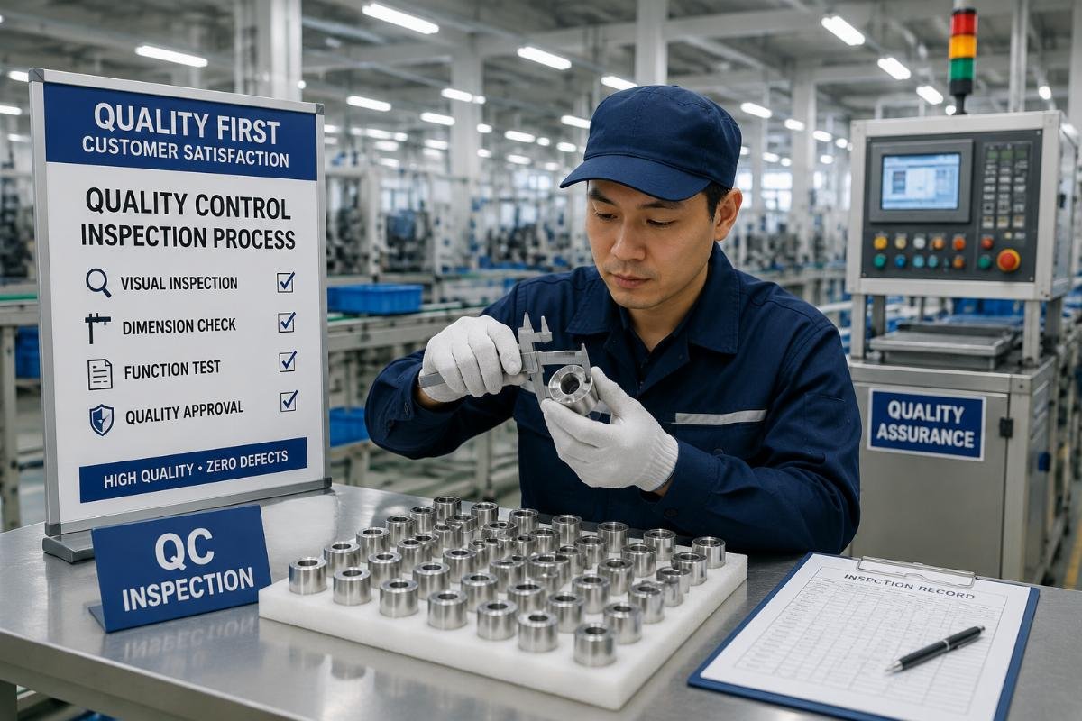 Manufacturing quality assurance process Factory quality control inspection