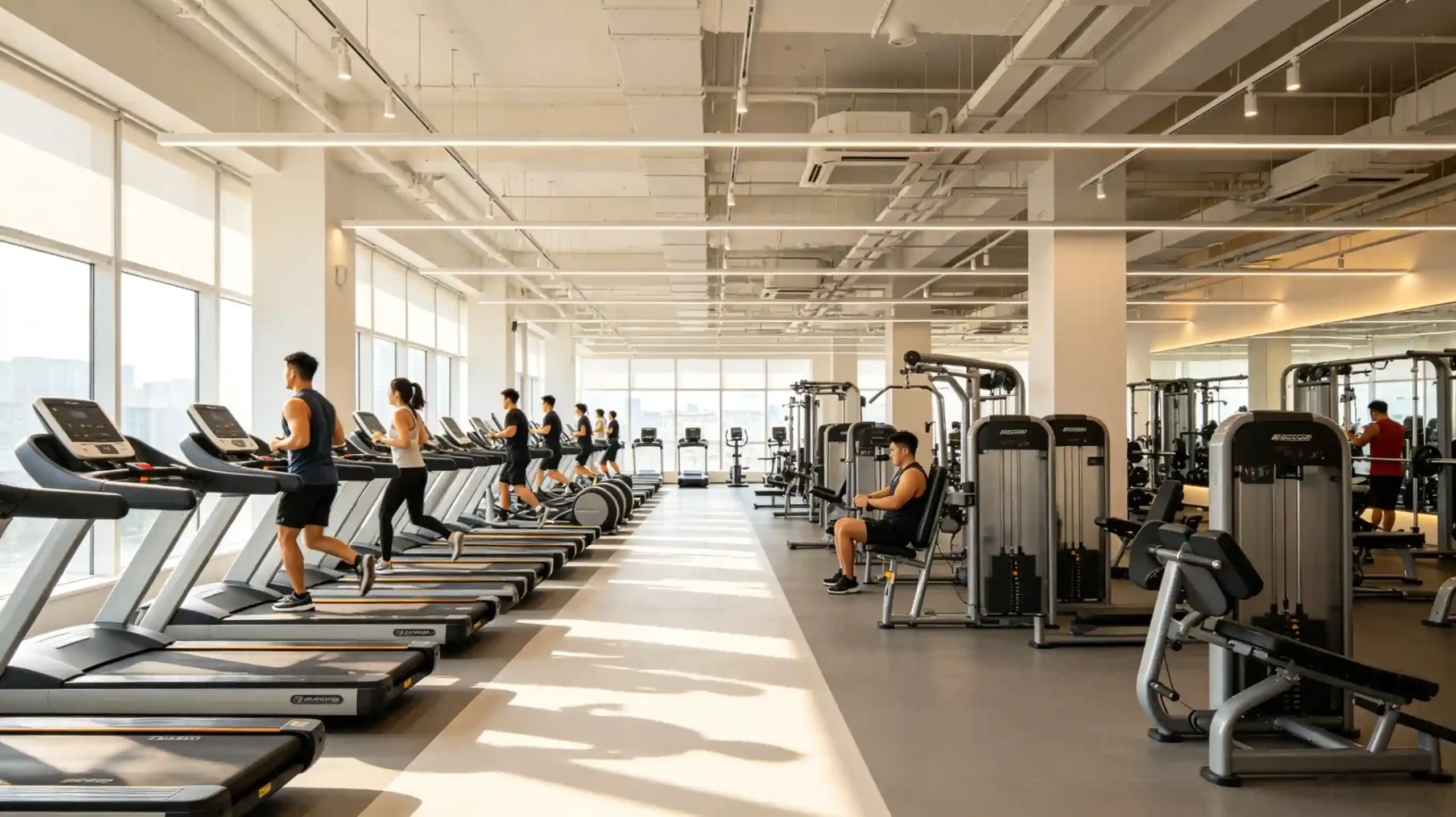 Commercial gym scenario