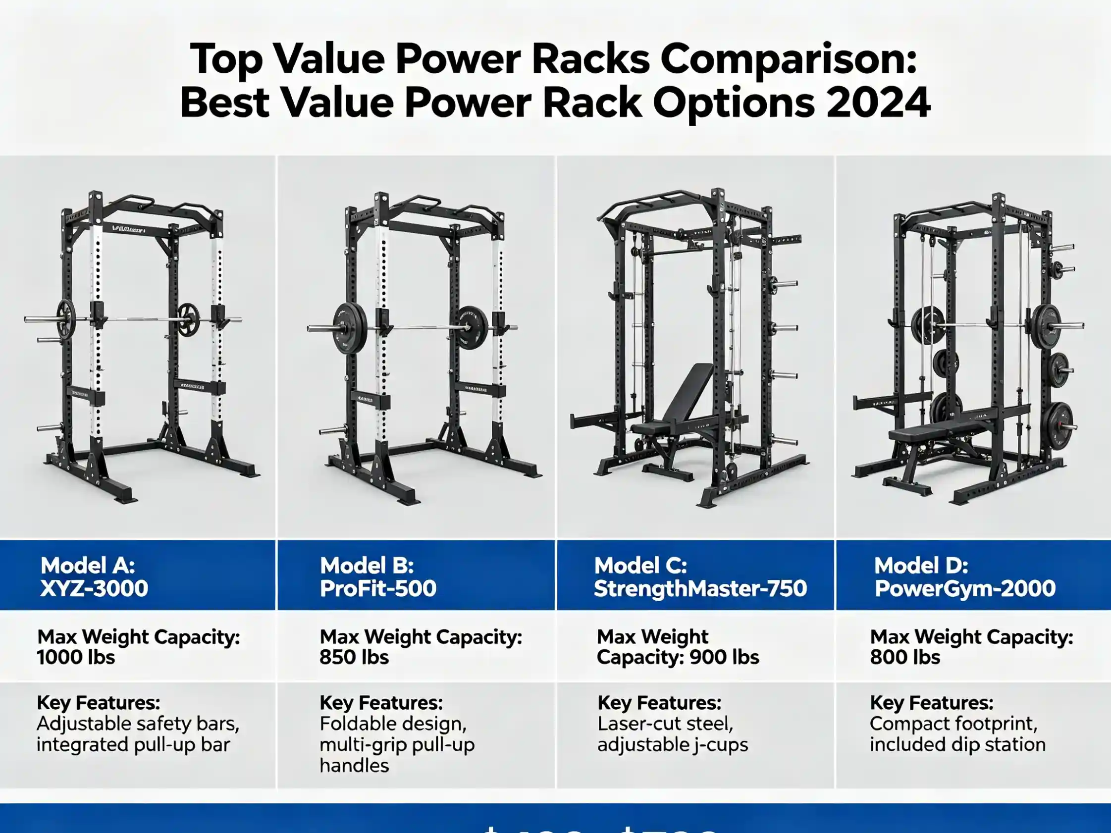 Best value power rack options 2024 Top value power racks comparison