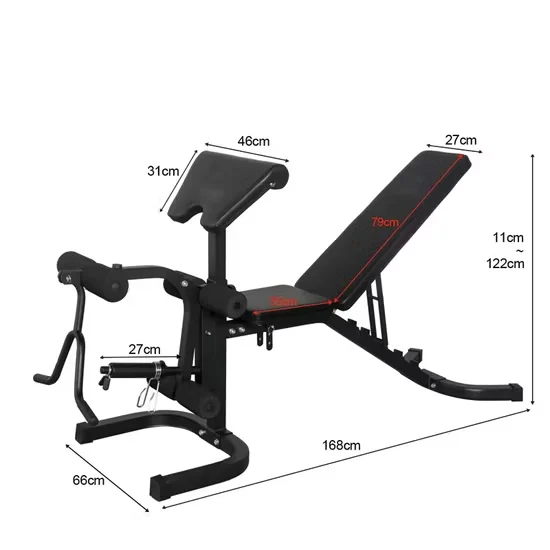 Adjustable Preacher Curl Bench for Home Fitness In Stock