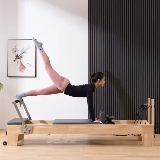Beech Wood Pilates Reformer Studio Exercise Bed Wholesale