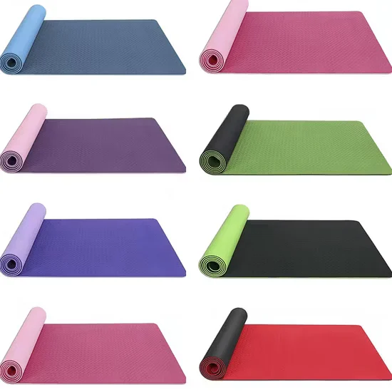 Custom Print Eco Friendly Washable Yoga Mat 8cm with Towel Wholesale