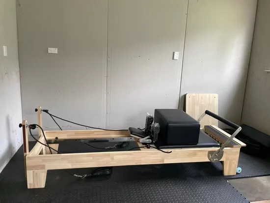 Customized Wood Pilates Reformer Machine for Home Gym