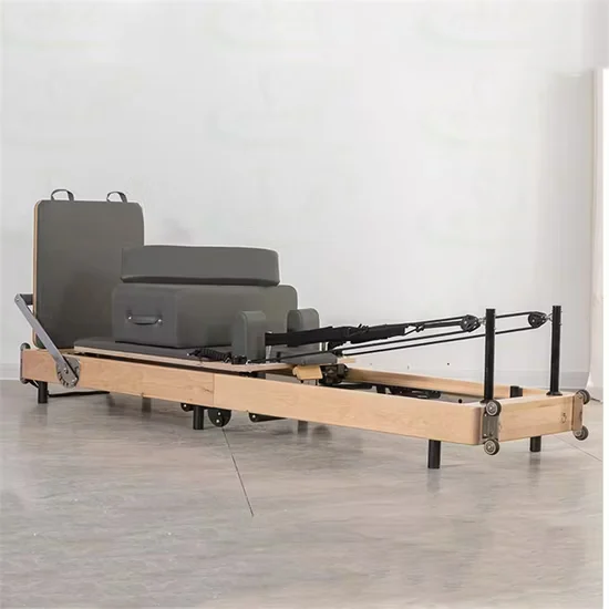 Foldable Pilates Reformer with Tower for Home Use