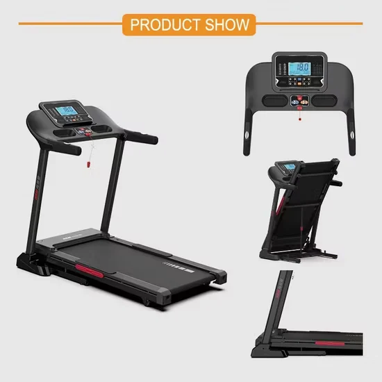 HSM MT296 Foldable Motorized Treadmill LCD Screen Home Fitness Equipment