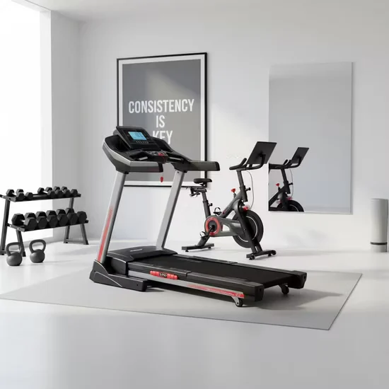 HSM MT80 Foldable Household Treadmill with Hydraulic Cylinder
