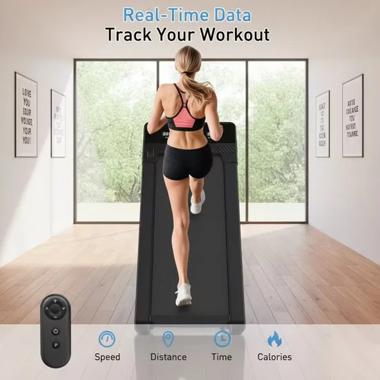 HSM W04H1 Motorized Walking Treadmill with Remote Controller In Stock